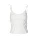 Women's Lace Trim Camisole Slimming Top For Inner Or Outer Wear Versatile Solid Color Spring_ecoleips.com