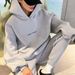 Hot Sale European American Foreign Trade Spring And Autumn Women's Fashion Hooded Printed Sweatshirt Sports_ecoleips.com