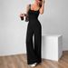 G25J090-2026 Summer New Style Cross-Strap Backless Jumpsuit With A Relaxed Wide-Leg Design And Draped Effect_ecoleips.com