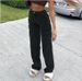 Utility Cargo Jeans – High-Waisted Straight-Leg Denim With Accordion Pockets (Khaki/Black, S-XL)_ecoleips.com