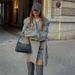 Women's Autumn/Winter Fashion Striped Two-Piece Suit Set Sophisticated Jacket And Skirt Ensemble for European And American Trends_ecoleips.com