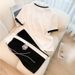 Summer Fashion Camisole High-Waisted Wide-Leg Trousers Set For Women Stylish Elegant Two-Piece French Style Commuter Wear_ecoleips.com