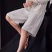 Women's Cotton Blend Casual Trousers with Pocket Solid Color Bottoms_ecoleips.com