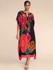 K European And American Positioning: Printed Vacation Beach Skirt, Loose Seaside Long Skirt, Bikini Sun Protection Shirt_ecoleips.com