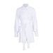 AD563 Hepburn-style Fashionable Elegant Women's 2025 Spring Autumn New Trendy Age-reducing Waist-cinching Shirt With Tie_ecoleips.com