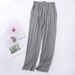 Spring Summer Men Sleepwear Pant Plus Size Sleep Bottoms Women Modal Cotton Nightwear Pajama Pants Lounge Home Wear Trousers_ecoleips.com