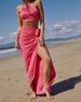 Women's Clothing 2025 Summer New Sexy Backless Tube Top Slim Fit Split Skirt Set_ecoleips.com