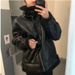 Women's Shearling Lambskin Jacket – Winter Suede Fleece Coat With Cozy Faux Fur Lining, Biker Style Outerwear_ecoleips.com