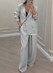 Women's Clothing Waist Suit Jacket High Waist Shorts Skirt Two Piece Suit_ecoleips.com