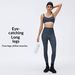 Women's Yoga Pants, High Waisted, Hip Lifting, Tight Fitting, Retro Faux Denim Running Sports Fitness Pants, Breathable (D26064)_ecoleips.com