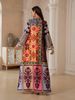 Muslim European And American Long Robe Women's Printed Pullover Dress, Stylish And Comfortable Clothing For Daily Wear_ecoleips.com