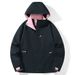 Spring Fashion Baseball Jersey Outerwear Zip-Up Coat Women Polyester Long Sleeve Casual Windproof Waterproof Wear-Resistant Zipper Hooded Jacket M-5XL_ecoleips.com