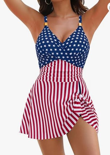 Women's Clothing Women's Slimming Sexy One Piece Bikini Swimsuit Solid Color High Neckline Skirt And Pants For Formal & Casual For Women_ecoleips.com