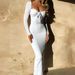 Women's Sophisticated V-Neck Long Sleeve Bodycon Midi Dress Stretch Knit Pencil High Waist Work to Cocktail Lace Trim_ecoleips.com