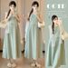 Summer New Korean Fashion Sleeveless Maternity Dress_ecoleips.com
