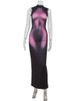 Fashion Print Women's Maxi Dresses Turtleneck Sleeveless Sheath Bodycon Causal Fit Streetwear Female Long Vestidos Maxi R3I5_ecoleips.com