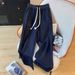 Women's Clothing Tencel Lyocell Large Size Thin Soft Denim Wide Leg Pants Women Spring New High Waist Casual Women's Pants_ecoleips.com