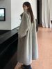 Luxury Longline Faux Fur Coat – Plush Winter Outerwear With Shawl Collar (3 Elegant Colors) For Streetwear & Evening Glamour_ecoleips.com