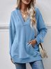 Women's Hoodie With Kangaroo Pocket, Casual Sweatshirt_ecoleips.com