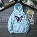 New Trendy Plus Size Women's Loose Casual Versatile Printed Fleece Pullover Hoodie For Spring, Autumn, And_ecoleips.com
