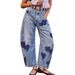 Independent Website 2025 Cross-border European And American Spring Casual Loose Mid-waist Straight-leg Women's_ecoleips.com