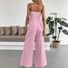 2026 New European American French-style Camisole With Waist-cinching Pleats, Buttoned Ruffle Hem, And Elegant_ecoleips.com