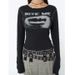 Women's Clothing Long Sleeve Stitching Color Fun Pattern T Shirt_ecoleips.com