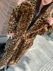 Leopard Print Faux Fur Coat – Oversized Longline Blazer-Style Jacket With Belt (S-XXXL, Animal-Friendly)_ecoleips.com
