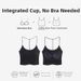 Spring/Summer Pure Backless Bra Thin One Piece with Built-In Pads Navel Style Camisole Wearable as Outerwear Or Innerwear_ecoleips.com