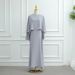 Women's Clothing Slim Waist Elegant Robe Cape Two Piece Suit_ecoleips.com