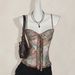 Vintage-Inspired Crisscross Back Cami Top For Women, Strappy Slim-Fit Sleeveless Bustier In Wine Red, Blue, Brown_ecoleips.com