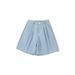 Women's High Waist A-Line Wide Leg Shorts – Summer Casual Loose Fit Breathable Stretchy Office & Vacation Short Pants_ecoleips.com