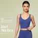 2023 New Style Vest Style Sports Bra, Shockproof Yoga Underwear, U Shaped Beautiful Back Fitness Top (Dropshipping Available)_ecoleips.com