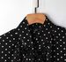 Women's Polka Dot Shirt Long Sleeve Casual Style Versatile Belly Covering Spring Autumn Niche Design Fashion_ecoleips.com