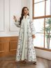 Women's Long Robe With Print And Beads, Plus Size Dress, Fashionable Outerwear, Elegant And Stylish, Perfect For Special Occasions_ecoleips.com