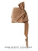 K01 Design Sense, High Waist, Pleated Temperament, New Butterfly Bow Ribbon, Hip Hugging Skirt, Short Skirt For Women_ecoleips.com