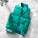 Women's Clothing version of the East Street autumn and winter new fashion trend leisure versatile niche slim warm vest outer wear_ecoleips.com