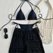 Women's Clothing Sexy Women's Bikini Set Nylon Casual Semi-Transparent Beachwear For Formal & Casual For Women_ecoleips.com