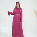 Soft Waist Tie Two Wear Dress European And American Elegant Satin Long Skirt_ecoleips.com