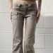 K European And American Retro Flare Low-Waisted Workwear Micro Flare Jeans For Women, Slim Fit, Leg-Lengthening, Slimming, Casual Long Pants_ecoleips.com