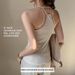 Women's Ribbed Cotton Camisole Spring Summer Basic Versatile Slim Fit Inner Or Outer Layer Top_ecoleips.com