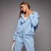 Women's Long Sleeve Stand Collar Two-Piece Set Casual Sportswear Stylish Autumn Winter Outfit_ecoleips.com
