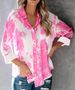 2025 New Women's Fashion Gradient Print Loose Long Sleeve Tie-Dye Shirt_ecoleips.com