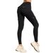 Women's Clothing Women's High-Waisted Slim Fit Fitness Pants Style Stretchy Tight Cropped Length Lifted Buttock Suitable For Commuting_ecoleips.com