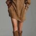 Women's Long-Sleeve Zipper Stand Collar Dress_ecoleips.com