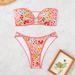 2025 New Style Bikini European And American Foreign Trade Blue And White Porcelain Print Strapless Sexy Bikini Swimsuit For Women_ecoleips.com