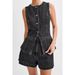 Summer Fashion Two Piece Set Sleeveless Denim Shorts For Women_ecoleips.com