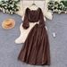 French-Inspired Lace Trim Two-Piece Set – Off-Shoulder Top & High-Waist Skirt (One Size, Cottagecore & Office Chic)_ecoleips.com