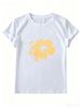 Women's Graphic Tee, Loose Fit Round Neck T-Shirt, Casual Street Fashion Summer Top_ecoleips.com