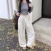 Lazy Style Wide-Leg Pants For Women, Autumn Winter New High-Waist Draped Straight-Leg Casual Floor-Length Loose_ecoleips.com